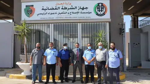 عناصر من الشرطة القضائية في ليبيا
