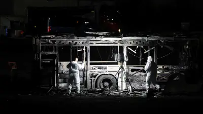 من تفجيرات الحافلات