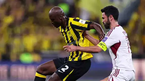 من مباراة الاتحاد والوحدة