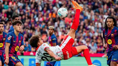 هدف جيرونا في مرمى برشلونة