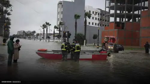 شمال المغرب تحت مياه الفيضانات.. والجيش يتدخل لإنقاذ آلاف الأسر