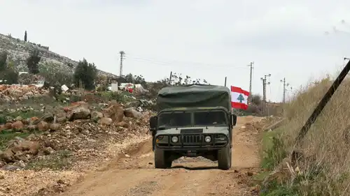 دورية للجيش اللبناني في جنوب البلاد