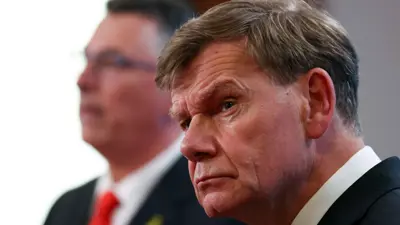 وزير الخارجية الألماني خلال مؤتمر صحفي مع نظيره الإسرائيلي