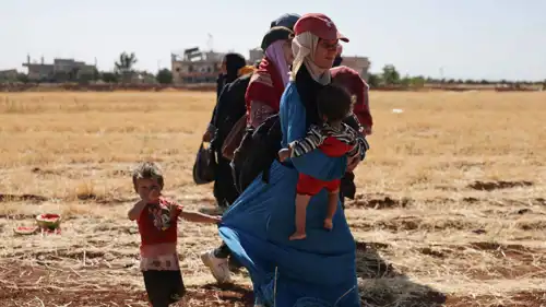 عائلة سورية من السويداء