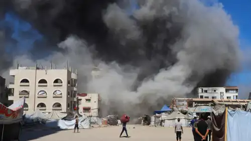 مبنى قصفته إسرائيل