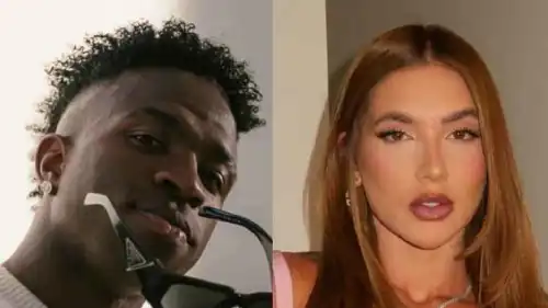 فينيسيوس جونيور مع فيرجينا فونيسكا