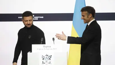 ماكرون وزيلينسكي