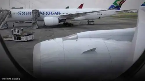 على متنها 153 فلسطينيا.. ماقصة الطائرة الغامضة التي هبطت في جنوب أفريقيا؟