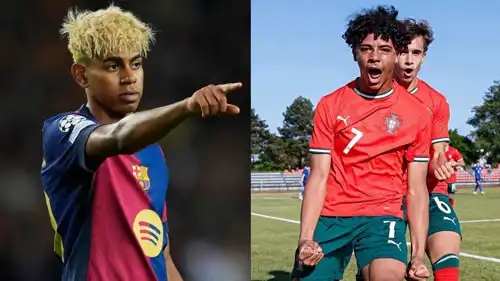 لامين يامال وكريستيانو جونيور