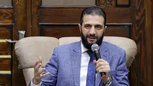 الرئيس السوري أحمد الشرع