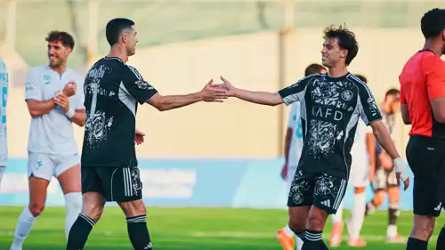 رونالدو وفيليكس من مباراة النصر والفتح 