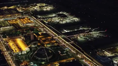 أحد المطارات الأمريكية