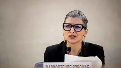 المقررة الخاصة للأمم المتحدة المعنية بحالة الحقوق في الأراضي الفلسطينية، فرانشيسكا ألبانيزي