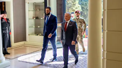 العاهل الأردني والرئيس السوري في عمان