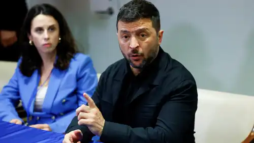 الرئيس الأوكراني فولوديمير زيلينسكي