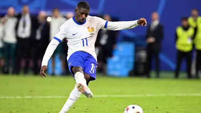 عثمان ديمبلي نجم منتخب فرنسا