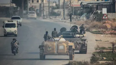 مسلحون في شوارع محافظة حلب