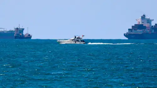 إحدى سفن أسطول الصمود