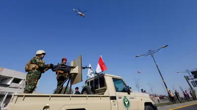 عناصر في قوات الحشد الشعبي العراقية