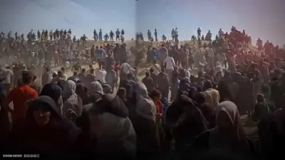 مسارات مهينة لتوزيع المساعدات