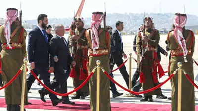  ملك الأردن عبدالله الثاني يستقبل الرئيس السوري أحمد الشرع 