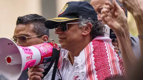 الرئيس الكولومبي جوستافو بيترو