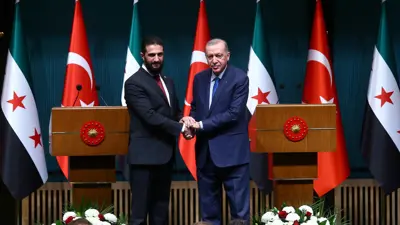 أردوغان والشرع في أنقرة