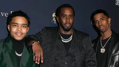 شون ديدي كومبس وأبنائه جاستن وكريستيان كومبس