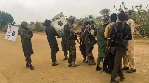 مسلحون من تنظيم داعش في نيجيريا
