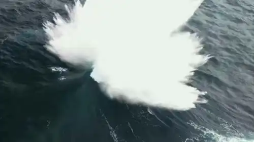 مشهد للموجة الضخمة 