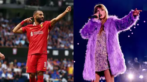 محمد صلاح وتايلور سويفت