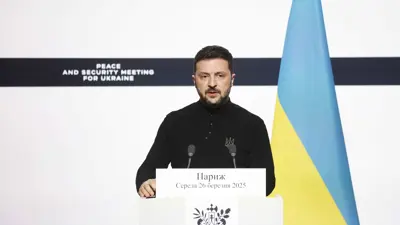 الرئيس الأوكراني فولوديمير زيلينسكي