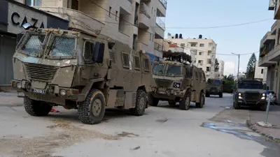 قوات إسرائيلية خلال العملية في جنين