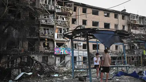 آثار قصف روسي على مدن أوكرانية