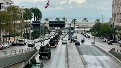 مدرعات الجيش تبدأ التحرك نحو جنوب لبنان