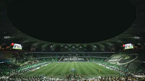 تيفو جماهير الأهلي قبل مباراة الاتحاد