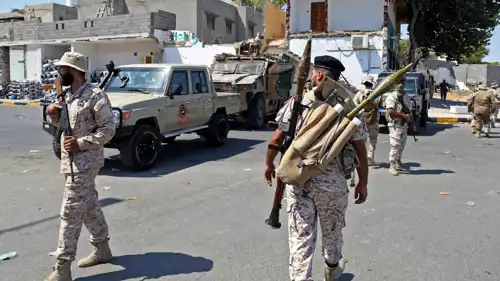 مسلحون في طرابلس الليبية