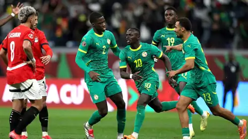 من مباراة مصر والسنغال في أمم أفريقيا 2025