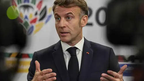 الرئيس الفرنسي إيمانويل ماكرون