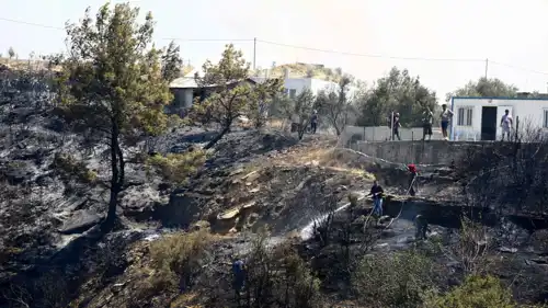 حرائق انطاليا في تركيا