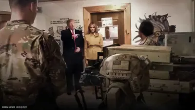 رحلة ترامب السرية إلى العراق