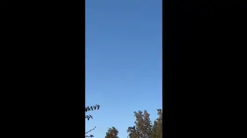 لحظة اعتراض المسيرة