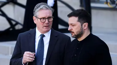 الرئيس الأوكراني ورئيس الوزراء البريطاني