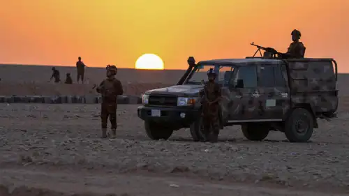 قوات عراقية على الحدود مع سوريا