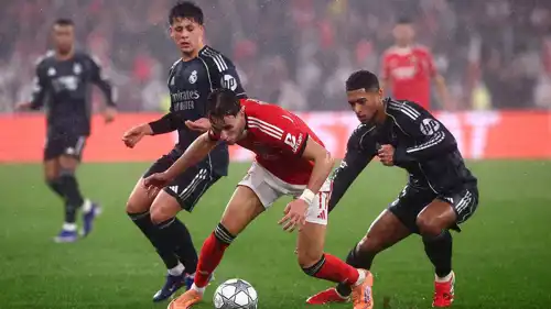 مباراة ريال مدريد ضد بنفيكا بدوري أبطال أوروبا