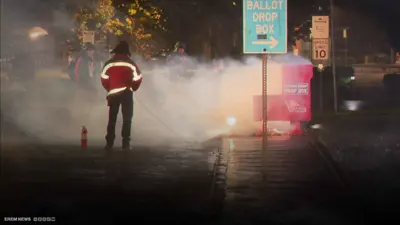 إحراق صناديق الاقتراع في أمريكا