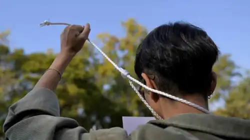 من احتجاج ضد الإعدام أمام السفارة الإيرانية بالمكسيك