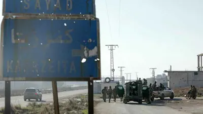 عناصر الفصائل المسلحة في ريف حماة