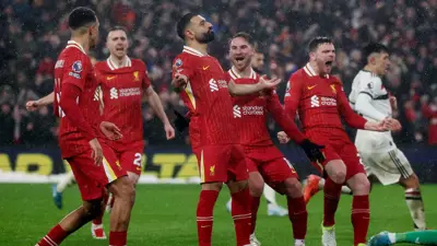 محمد صلاح في مباراة ليفربول ومانشستر يونايتد