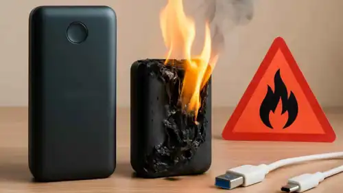 بنك طاقة مشتعل